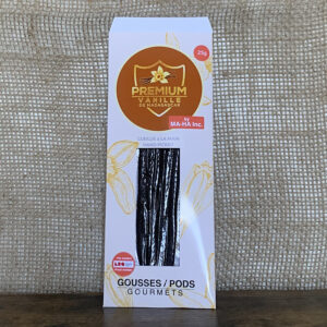 gousses de vanille premium de madagascar – 50g